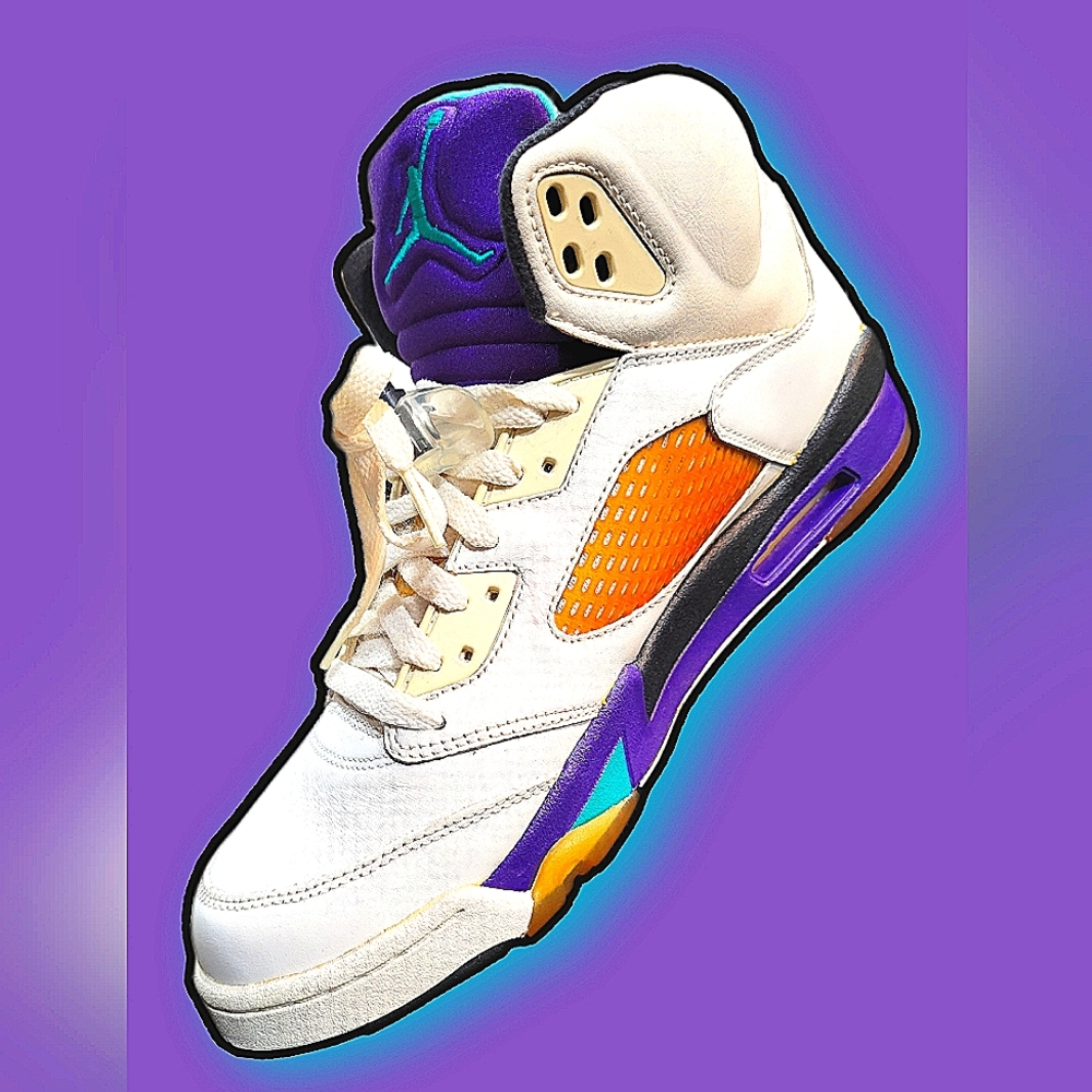 2006 brand new jordan 5 grapes rare